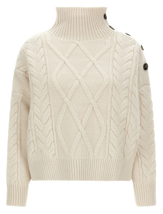 Braided sweater
