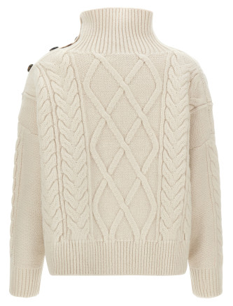 Свитер YVES SALOMON Braided sweater (27W27WKH50558MALCA1069) #