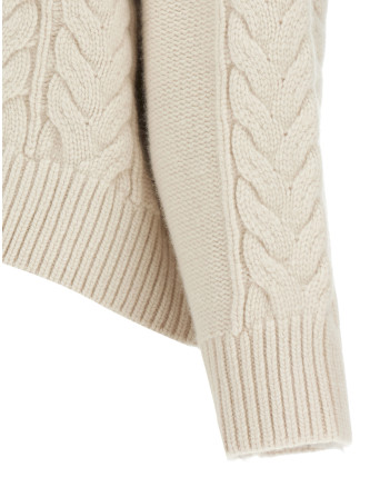 Свитер YVES SALOMON Braided sweater (27W27WKH50558MALCA1069) #