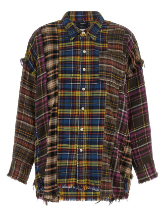 Рубашка R13 Patchwork shirt