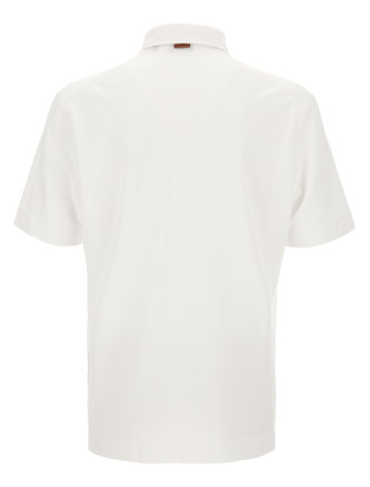 Поло ZEGNA Piqué cotton polo shirt (UI392A4I752N00) #