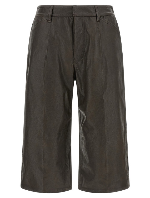 Шорты LEMAIRE Leather bermuda shorts (PA1322LL0225BR479) #1