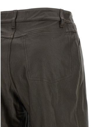 Шорты LEMAIRE Leather bermuda shorts (PA1322LL0225BR479) #