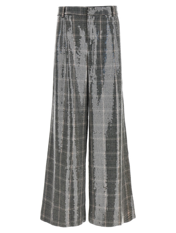 Брюки RETROFÊTE 'Fleur' (FW237563GREYPLAID) #1