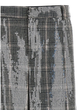Брюки RETROFÊTE 'Fleur' (FW237563GREYPLAID) #