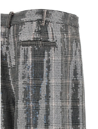 Брюки RETROFÊTE 'Fleur' (FW237563GREYPLAID) #