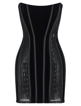 Мини-платье ELISABETTA FRANCHI Corset dress