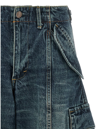 Джинсы R13 'Siouxsie Field Cargo' (R13WD236D207ADAWSONBLUE) #