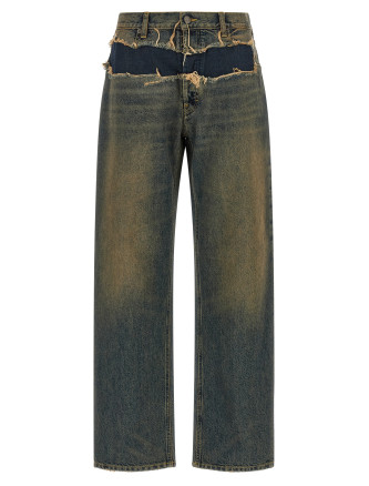 Джинсы MAISON MARGIELA Distressed jeans