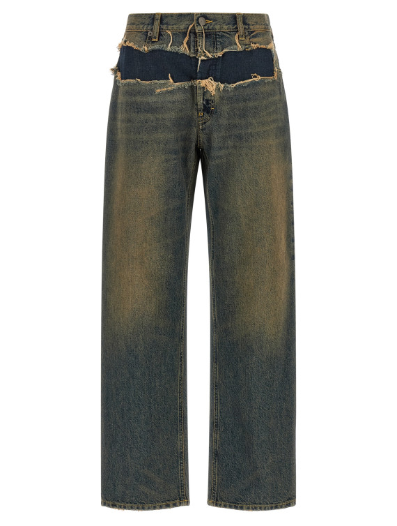 Джинсы MAISON MARGIELA Distressed jeans (S29LA0110M30066967) #1