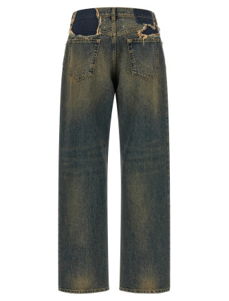 Джинсы MAISON MARGIELA Distressed jeans (S29LA0110M30066967) #