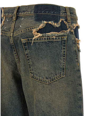 Джинсы MAISON MARGIELA Distressed jeans (S29LA0110M30066967) #