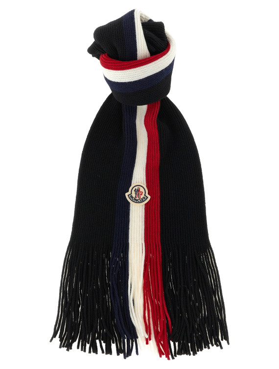 Шарф MONCLER Tricolor wool scarf (L20913C00026A9575999) #1