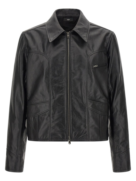 Куртка AMIRI Leather jacket with zip (AM426JA0310002) #1