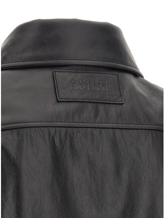 Куртка AMIRI Leather jacket with zip (AM426JA0310002) #