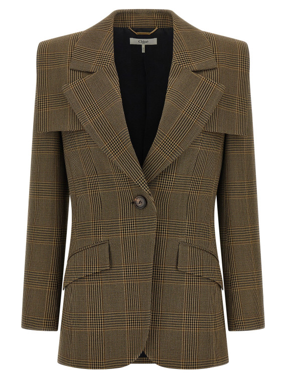 Жакет CHLOÉ Cape detail blazer (CH26WVE3517192N) #1