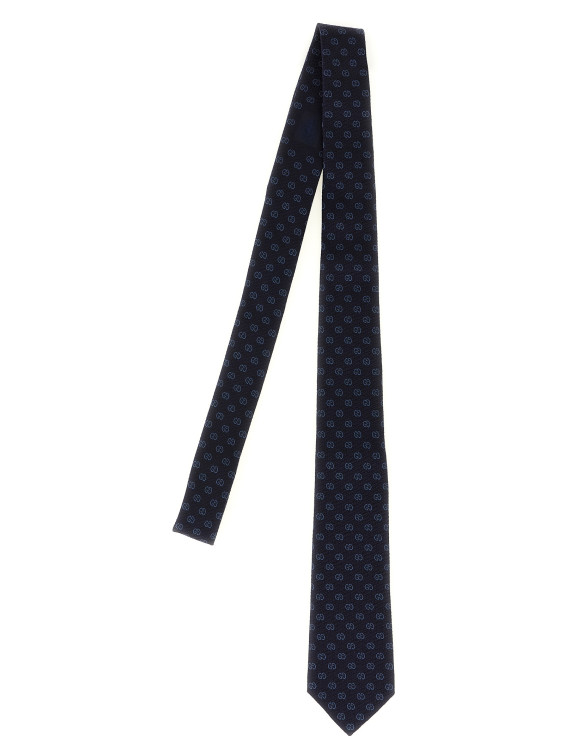 Галстук GUCCI GG jacquard silk tie (8740964E0094100) #1