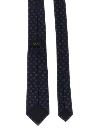 Галстук GUCCI GG jacquard silk tie (8740964E0094100) #
