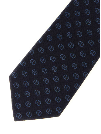 Галстук GUCCI GG jacquard silk tie (8740964E0094100) #
