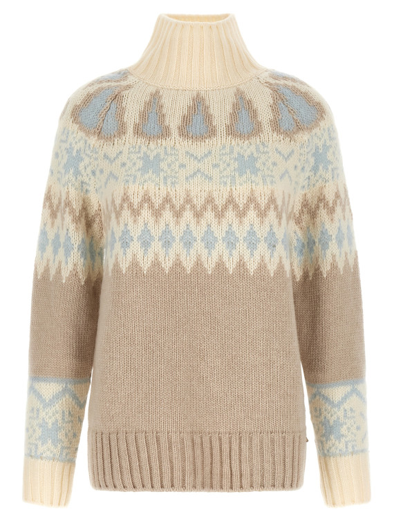 Свитер HERNO Wool and cashmere sweater with intarsia (ML000081D703831010) #1