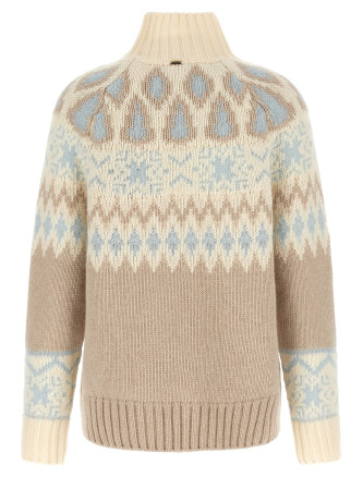 Свитер HERNO Wool and cashmere sweater with intarsia (ML000081D703831010) #