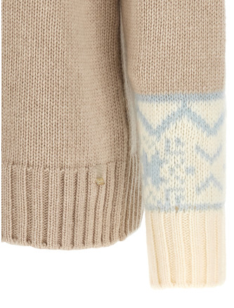 Свитер HERNO Wool and cashmere sweater with intarsia (ML000081D703831010) #