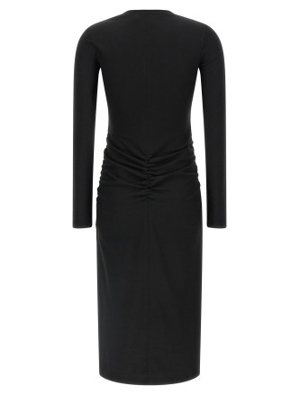 Платье миди MARANT ETOILE 'Dylin' (RO1184FAD3K05E01BK) #