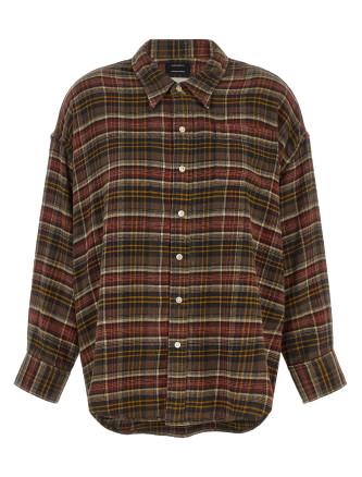 Рубашка R13 Checked shirt
