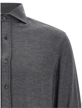 Рубашка BRUNELLO CUCINELLI Cotton and silk shirt (MH8366686C572) #