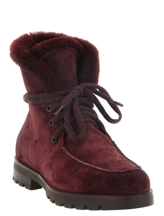 Ботильоны SANTONI Suede ankle boots (WTDR71048SYRAPFRB30) #