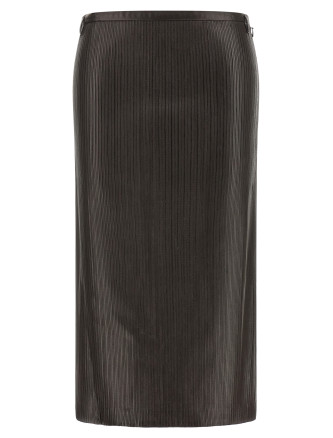 Юбка миди TOM FORD 3D ribbed skirt