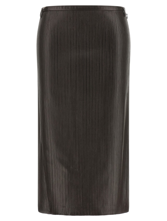 Юбка миди TOM FORD 3D ribbed skirt (GCL931LEX479EEK) #1