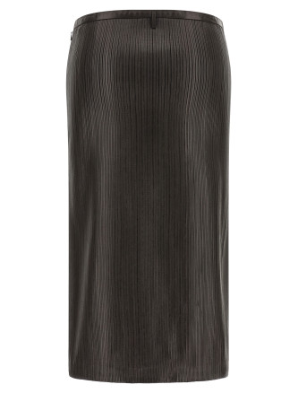 Юбка миди TOM FORD 3D ribbed skirt (GCL931LEX479EEK) #