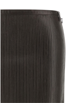 Юбка миди TOM FORD 3D ribbed skirt (GCL931LEX479EEK) #
