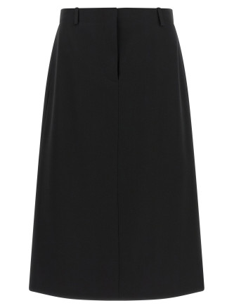 Юбка миди FENDI Skirt of sartorial inspiration