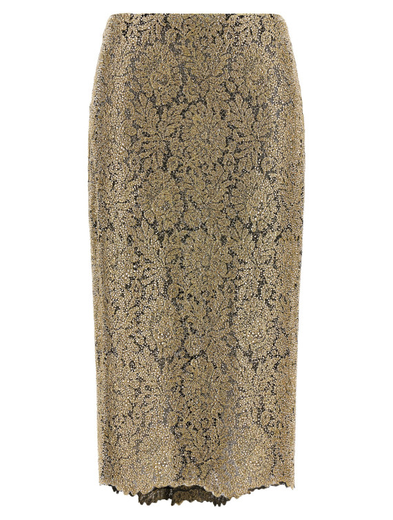 Юбка миди ERMANNO SCERVINO Embroidered tulle skirt (D492O701CTZJO50927) #1