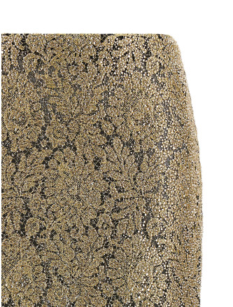 Юбка миди ERMANNO SCERVINO Embroidered tulle skirt (D492O701CTZJO50927) #