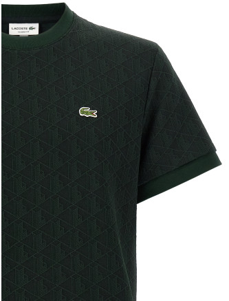 Футболка LACOSTE T-Shirt in Jacquard Monogram (TH1197SPU) #