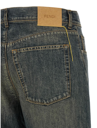 Джинсы FENDI Long jeans (FLP908B1PDF19S8) #