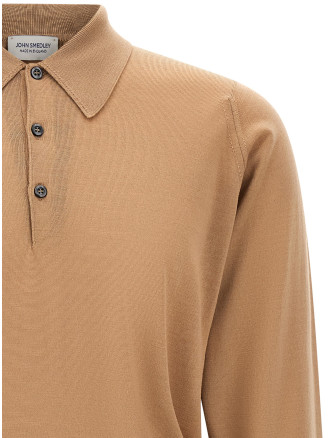 Поло JOHN SMEDLEY 'Dorset' (DORSETTOSTEDALMOND) #