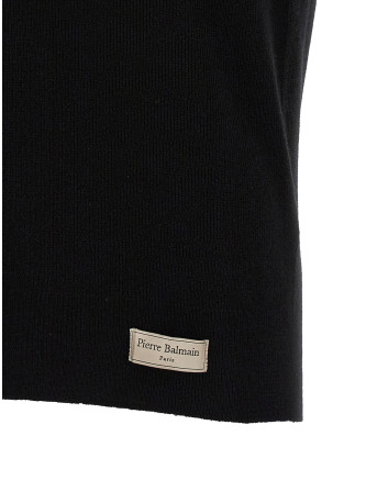 Поло BALMAIN 'Label' (DH1GB066KE930PA) #