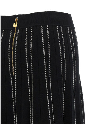 Юбка миди ELISABETTA FRANCHI Origami knit skirt (GK11Q67E2685) #