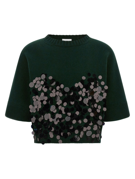Свитер NUDE Sequin cropped sweater (1101W26099234) #1