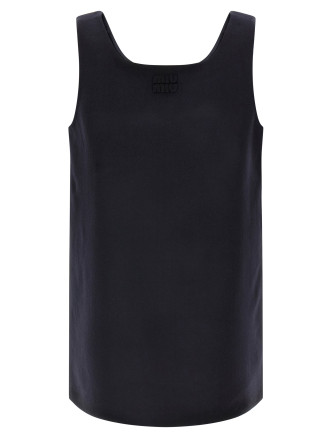 Мини-платье MIU 'Waxed Double Wool' (MF6578SOOO6471F0008) #