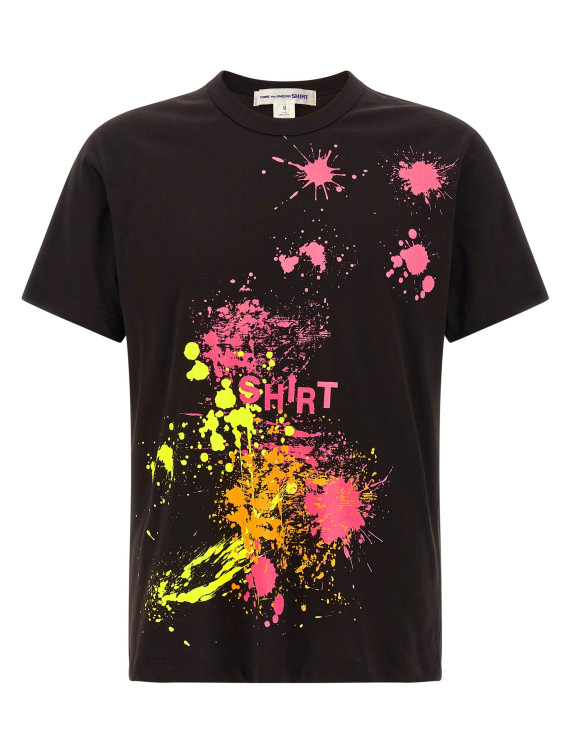 Футболка COMME DES GARCONS SHIRT Paint splash t-shirt (FRT0060511) #1