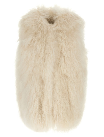 Шуба YVES SALOMON Long-haired vest
