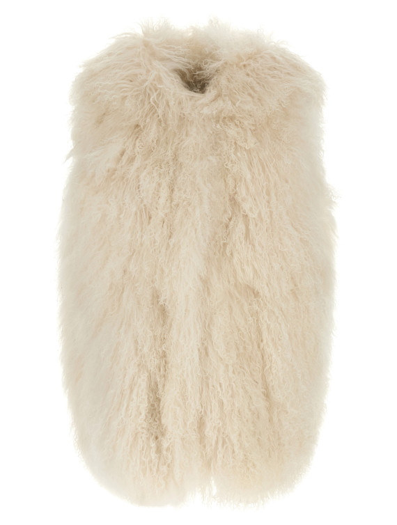Шуба YVES SALOMON Long-haired vest (27W27WKG30072TIXXC11) #1