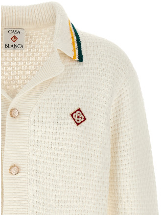 Кардиган CASABLANCA 'Pyramide D' (MAW26KW148301PYRAMIDOFORANGES) #