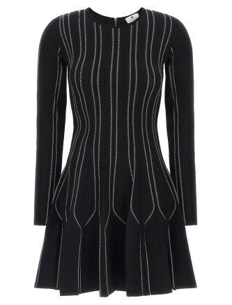 Мини-платье ELISABETTA FRANCHI Origami knit dress