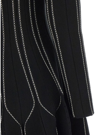 Мини-платье ELISABETTA FRANCHI Origami knit dress (AM39Q67E2685) #